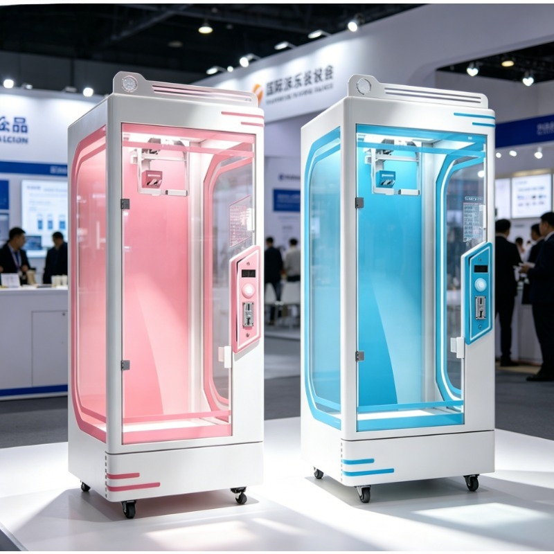 Arcade Toy Claw Vending Machine - Op maat gemaakte muntbediende roze date-cut