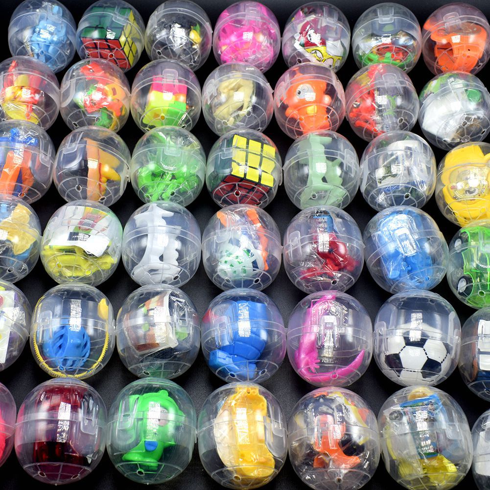 Claw Crane Machine - 20PCS Gachapon Machine Transparant Gachapon Speelgoed