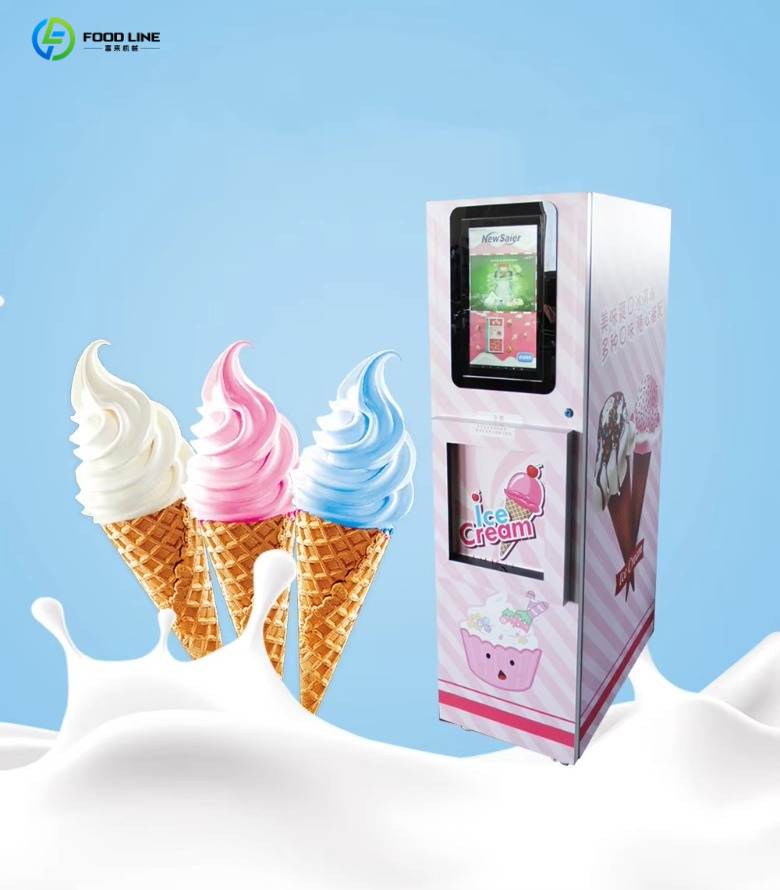 Commercial Vending Machine - Commerciële automatische ijscoupemachine met bankpasbetaling