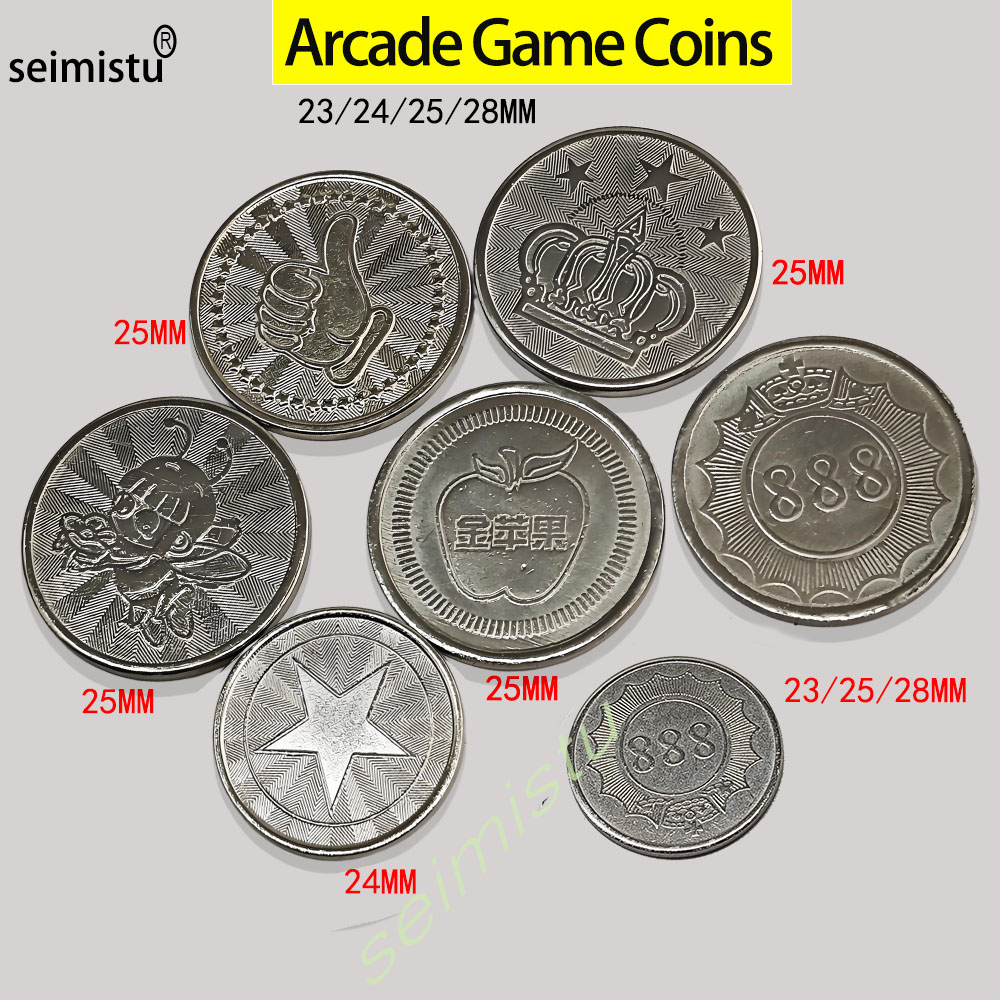 100 stks Rvs 23/24/25mm Tokens - Arcade Game Vending Machine recensie en prijs